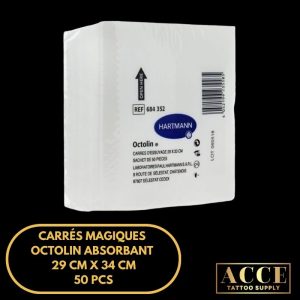 Carrés magiques octolin absorbant 29cm x 34cm x 50pcs