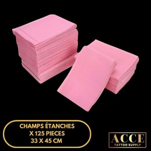 Champs roses étanches x 125pcs (33x45cm)