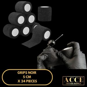 Grips noires 5cm x 24pcs