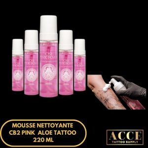 Mousse nettoyante 220ml - CB2 Pink Aloe Tattoo